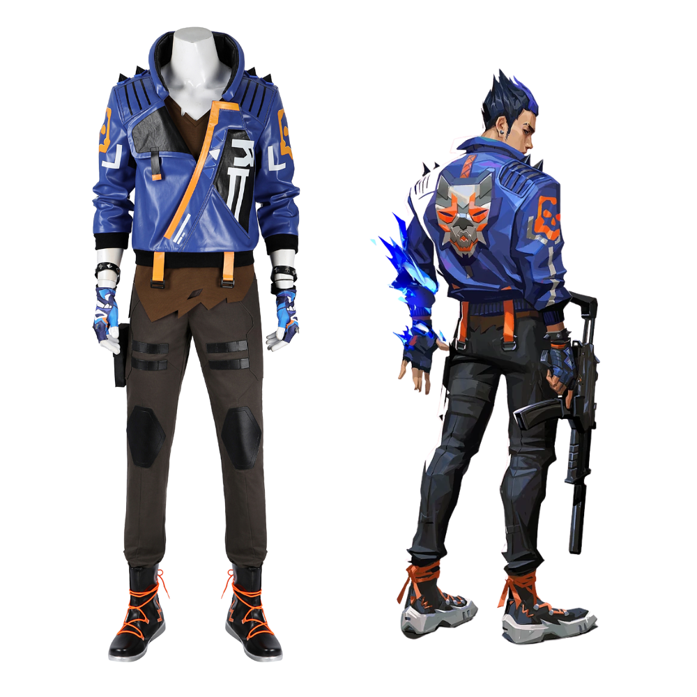 Costume de cosplay de l'agent Yoru de Valorant | Tenue de jeu