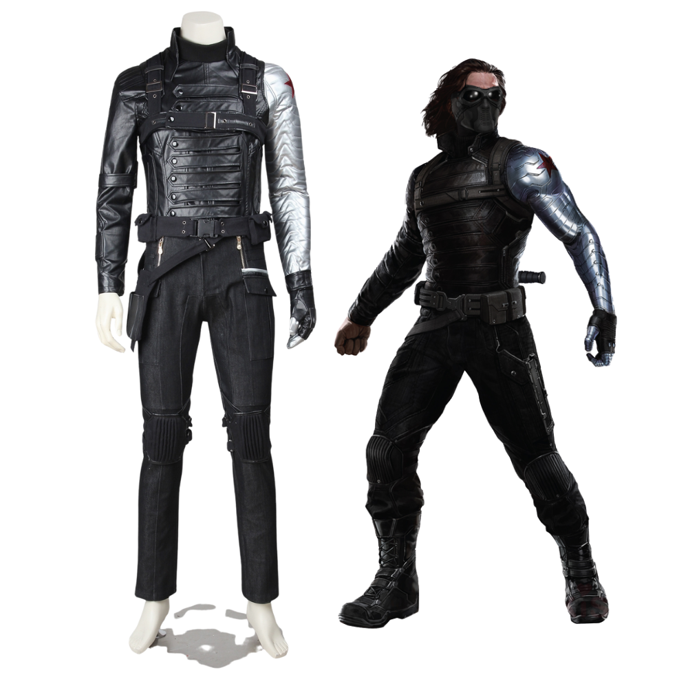 Captain America Bucky Cosplay Costume | Marvel Outfit