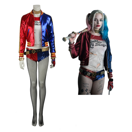 Suicide Squad Harley Quinn V2 Cosplay Costume  | DC Outfit
