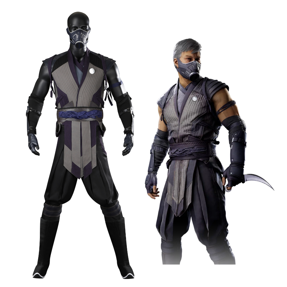 Mortal Kombat Smoke Cosplay Costume | Gaming Outfit