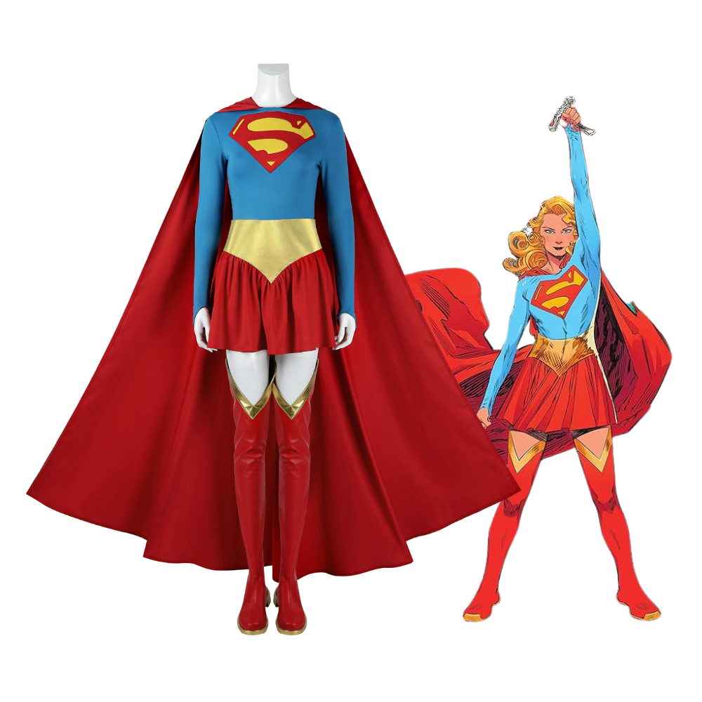Supergirl Woman of Tomorrow Manga Version Cosplay Costume | DC Outfit