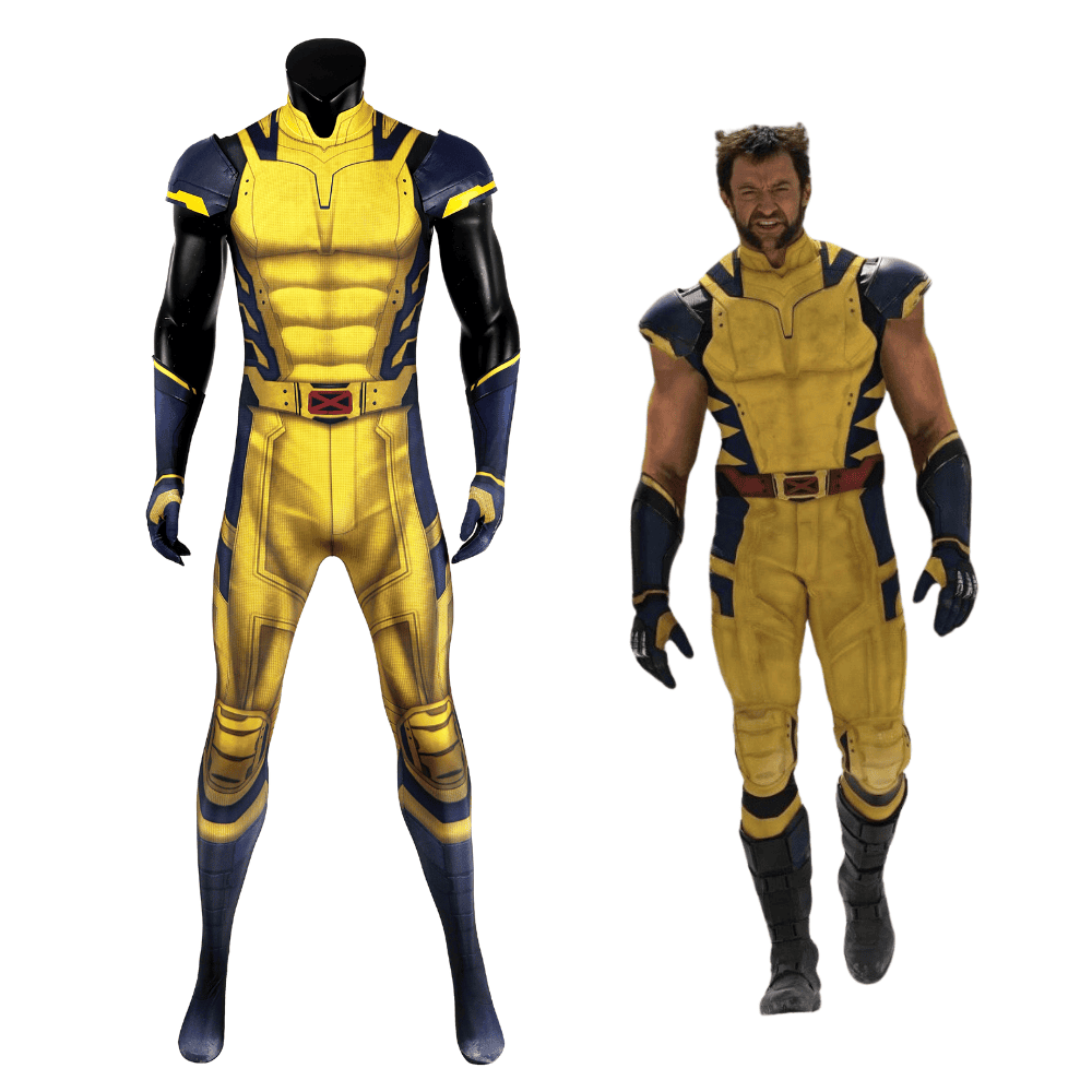 Marvel Deadpool 3 Sleeveless Wolverine Complete Cosplay Costume Outfit