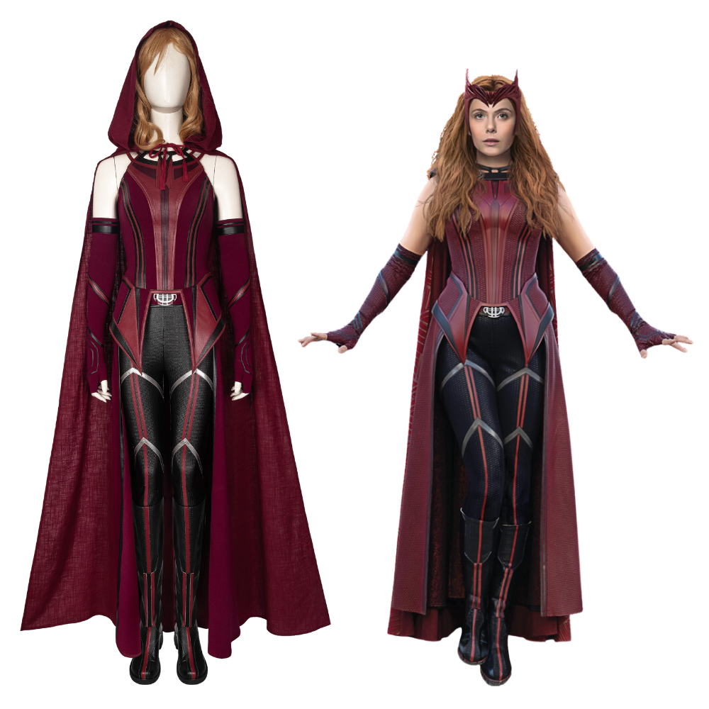 Marvel Wanda Maximoff Scarlet Witch Complete Custom Cosplay Costume Outfit