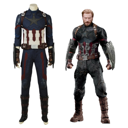 Avengers 3 Captain America Cosplay Costume | Marvel Outfit