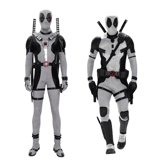 Marvel Deadpool 3 Grey Suit Complete Custom Cosplay Costume Outfit