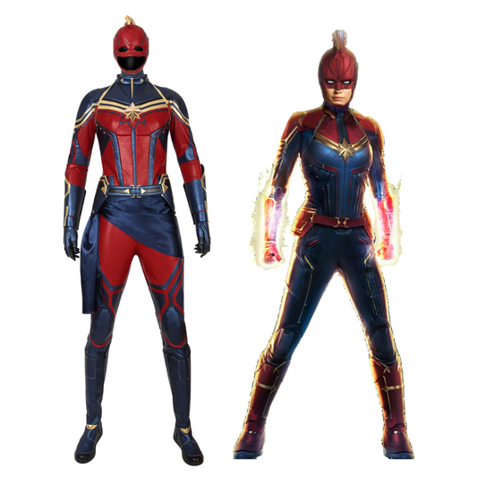 Marvel Captain Marvel Complete Custom Cosplay Costume Outfit