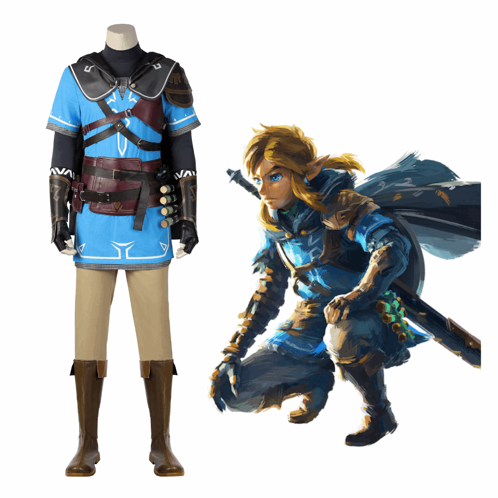 The Legend of Zelda Tears of the Kingdom Link Complete Cosplay Costume Outfit