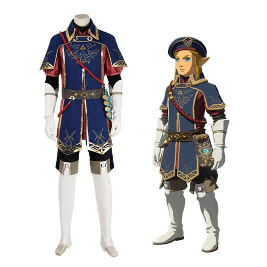 The Legend of Zelda Tears of the Kingdom Link Royal Guard Uniform Complete Cosplay Costume Outfit