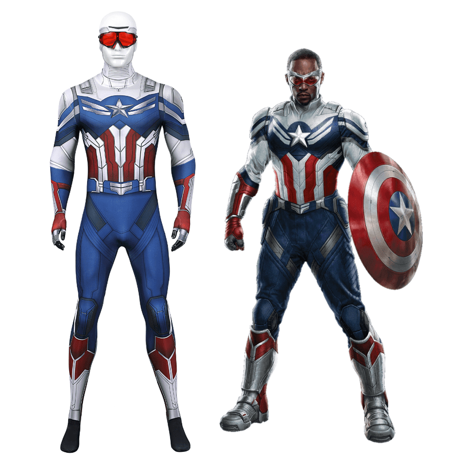 Marvel Falcon Sam Wilson Complete Cosplay Costume Outfit