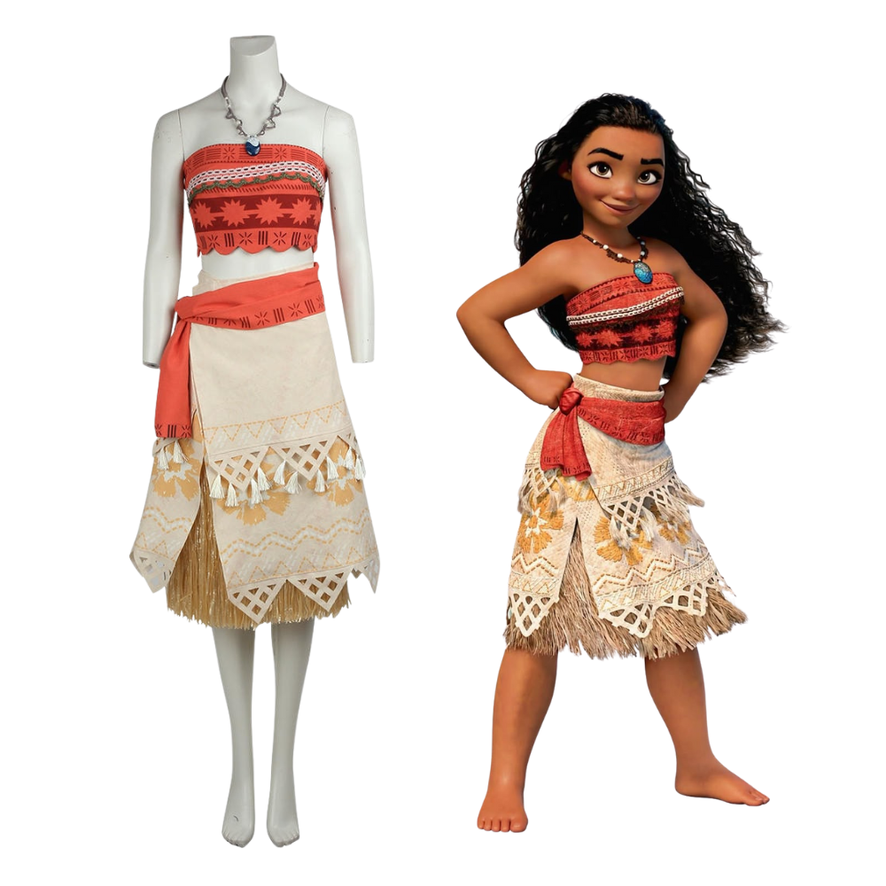 Disney Princess Moana Cosplay Costume  | Movie Outfit
