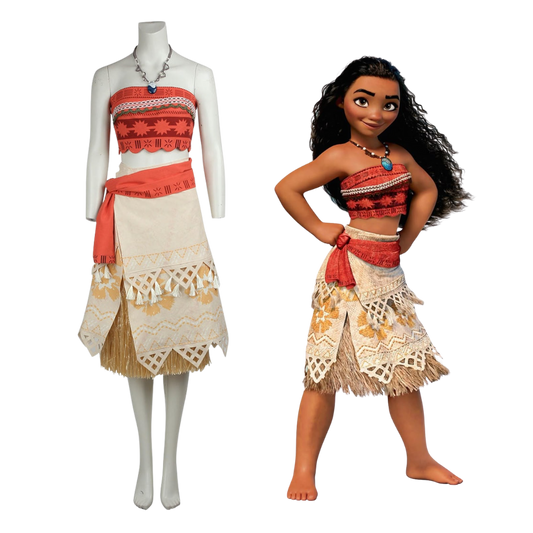 Disney Princess Moana Cosplay Costume  | Movie Outfit