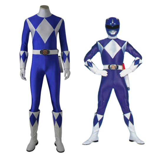 Zyuranger Blue Ranger Cosplay Costume | Superhero Outfit