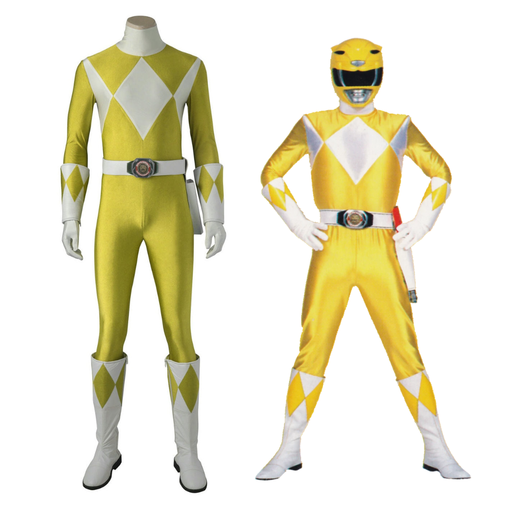 Zyuranger Yellow Male Ranger Cosplay Costume | Superhero Outfit