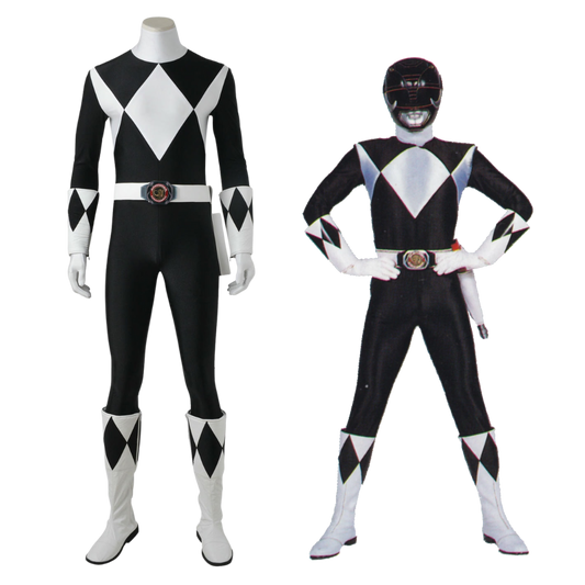 Zyuranger Black Ranger Cosplay Costume | Superhero Outfit