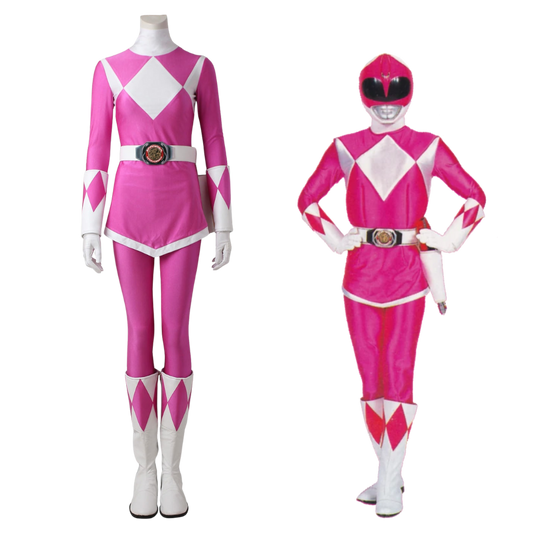 Zyuranger Pink Ranger Cosplay Costume | Superhero Outfit