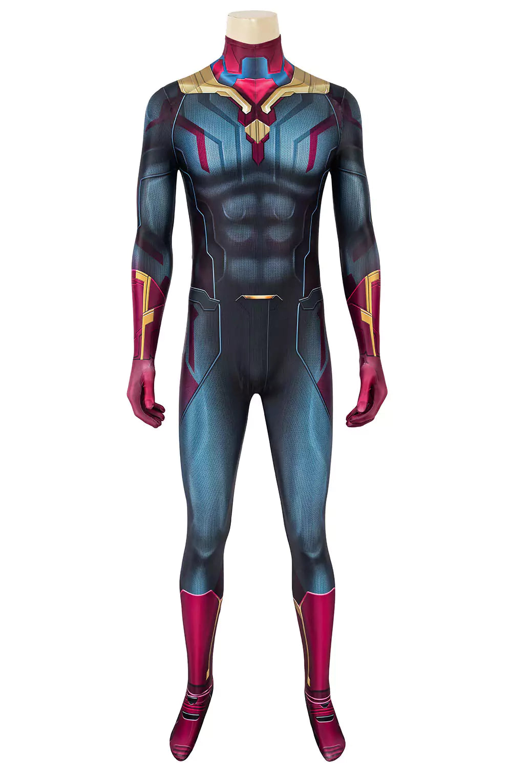 Marvel Vision Infinity War Complete Cosplay Costume Outfit