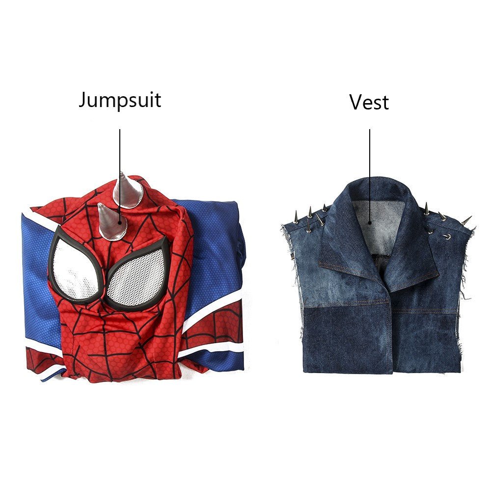 Spider-Man PS4 Rock Suit Cosplay Costume | Marvel Outfit