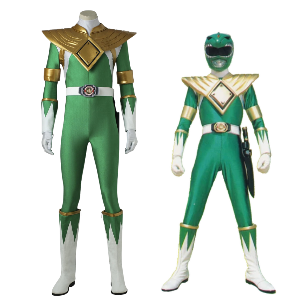 Zyuranger Green Ranger Cosplay Costume | Superhero Outfit