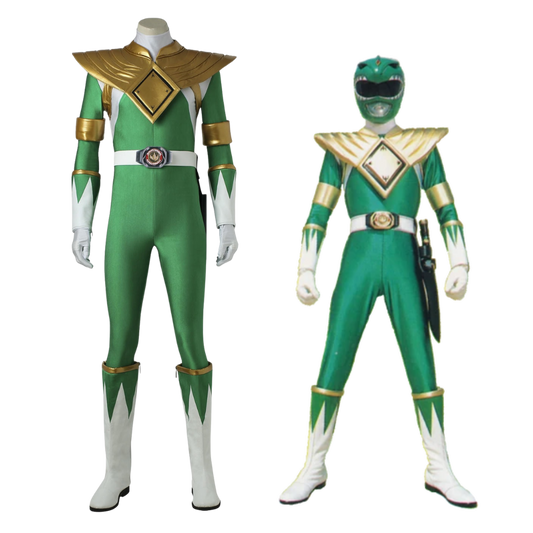 Zyuranger Green Ranger Cosplay Costume | Superhero Outfit