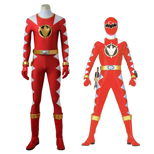 Dino Thunder Red Ranger Cosplay Costume | Superhero Outfit