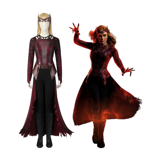 Multiverse of Madness Scarlet Witch Cosplay Costume | Marvel Outfit