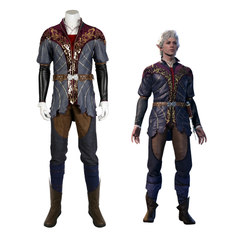 Baldur’s Gate 3 Astarion Cosplay Costume | Gaming Outfit