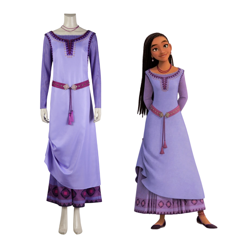 Wish 2023 Asha Cosplay Costume | Movie Outfit
