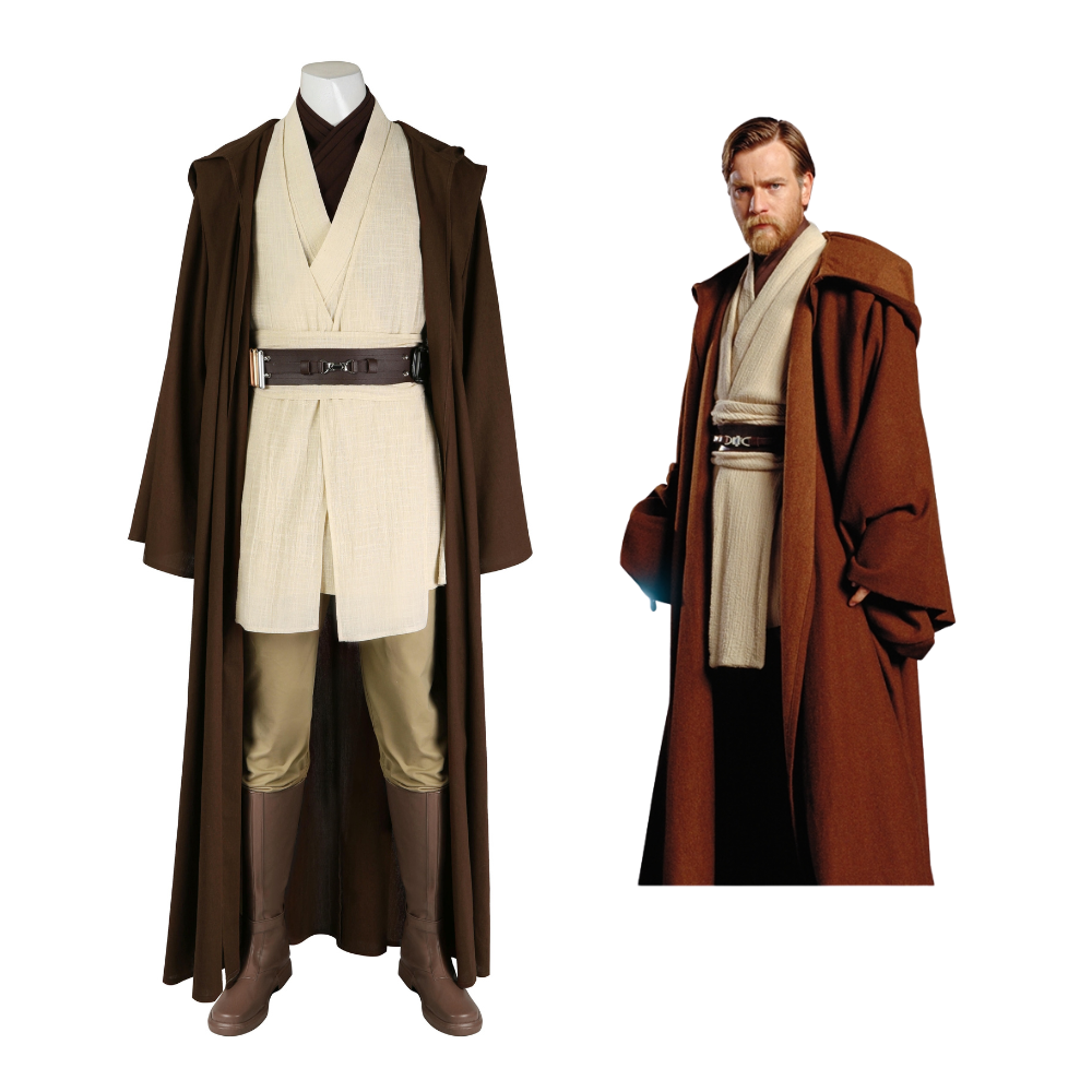 Star Wars Episode III Obi-Wan Kenobi Cosplay Costume | TV Outfit