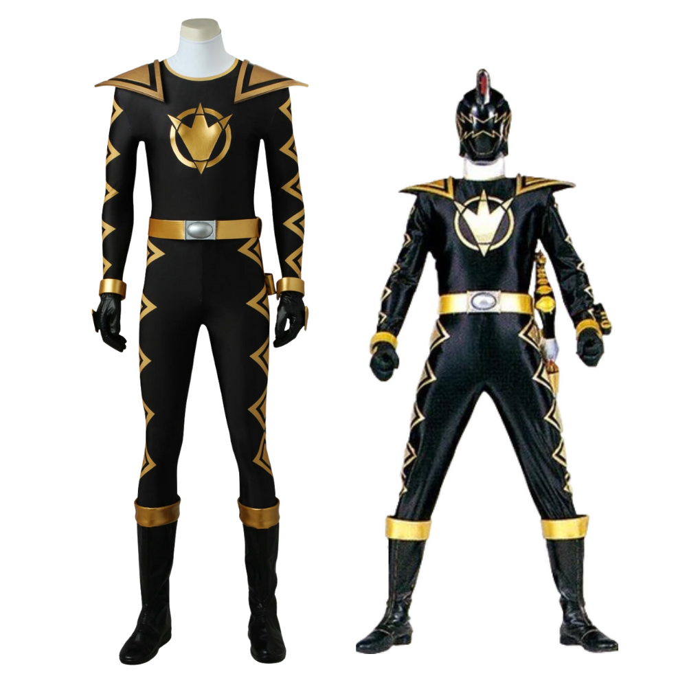 Dino Thunder Black Ranger Cosplay Costume | Superhero Outfit
