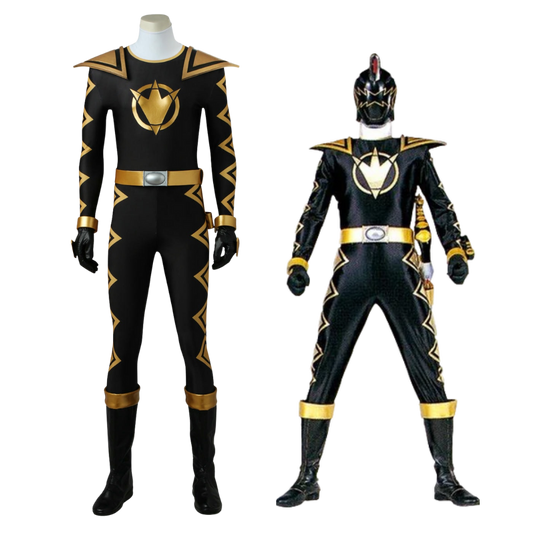 Dino Thunder Black Ranger Cosplay Costume | Superhero Outfit