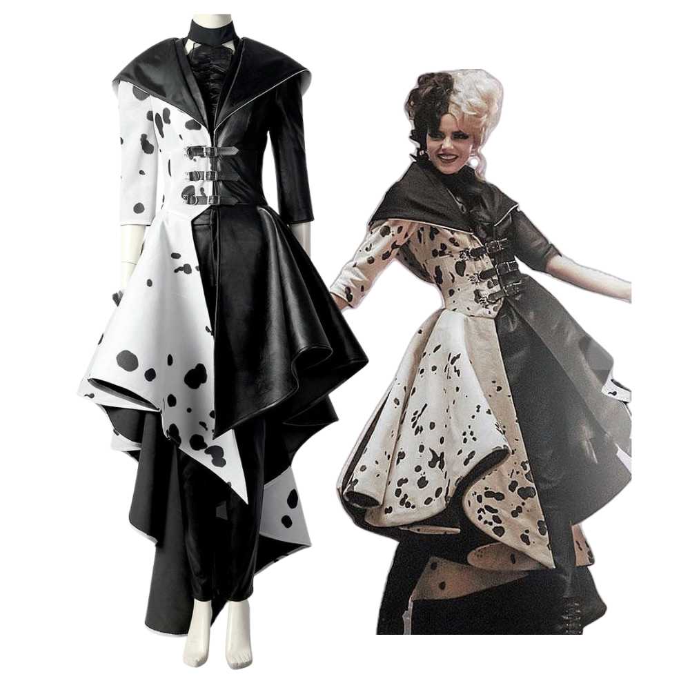 Disney Cruella De Vil Cosplay Costume | Movie Outfit