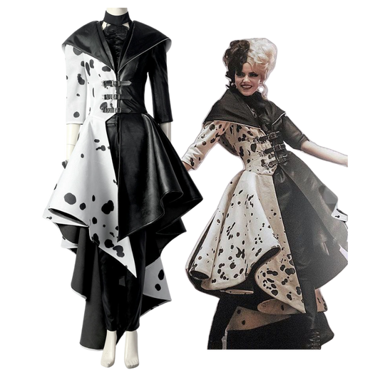 Disney Cruella De Vil Cosplay Costume | Movie Outfit