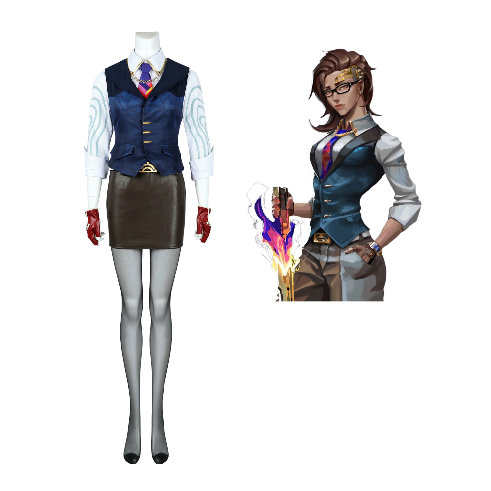 Valorant Female Agent Chamber Cosplay Costume | Gaming Outfit