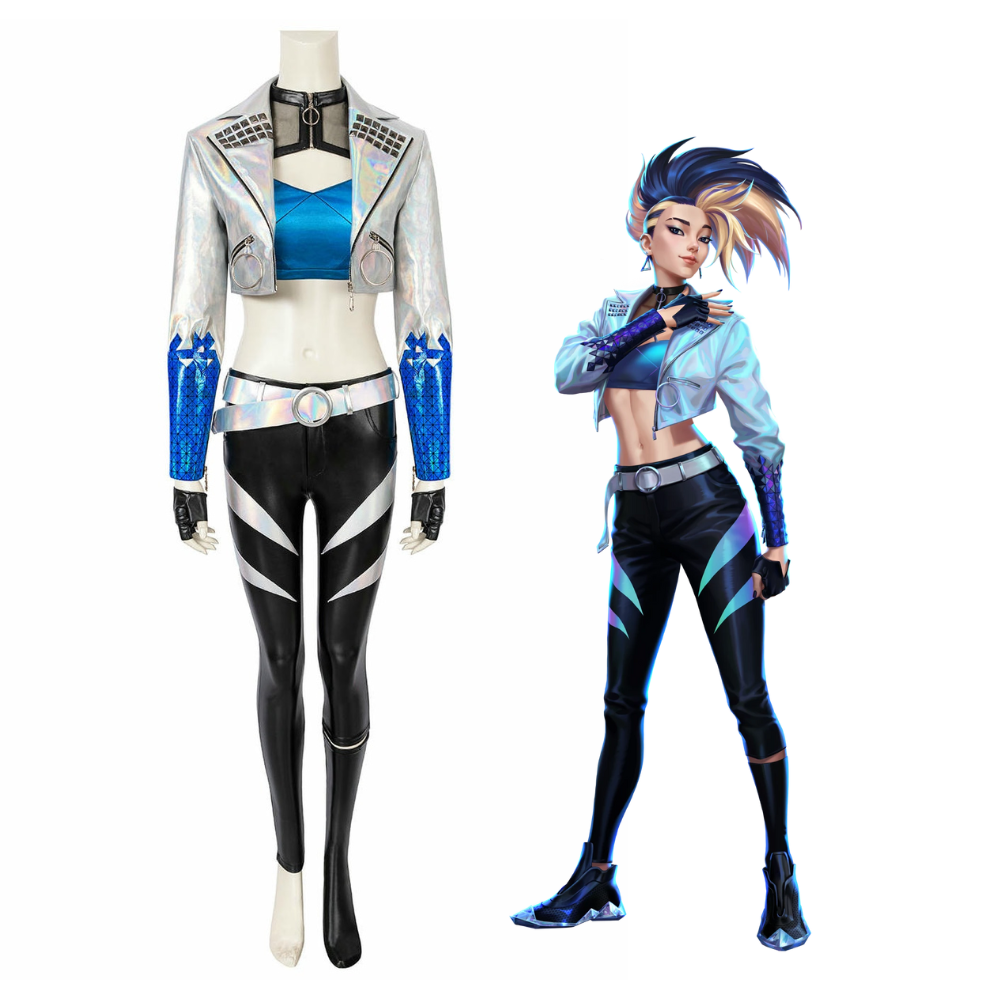 League of Legends KDA Akali Cosplay Costume | Gaming Outfit
