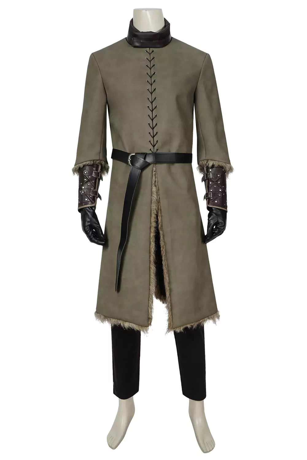 Game of Thrones Season 8 Jon Snow Complete Cosplay Costume Outfit