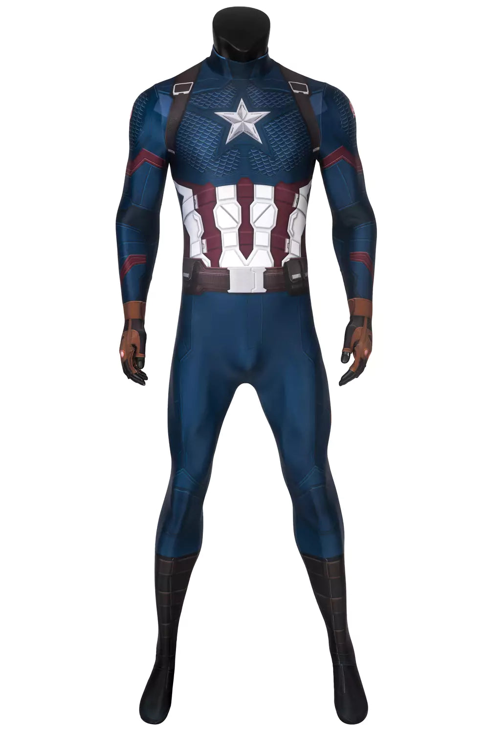 Marvel Avengers 4 Captain America Complete Cosplay Costume Outfit