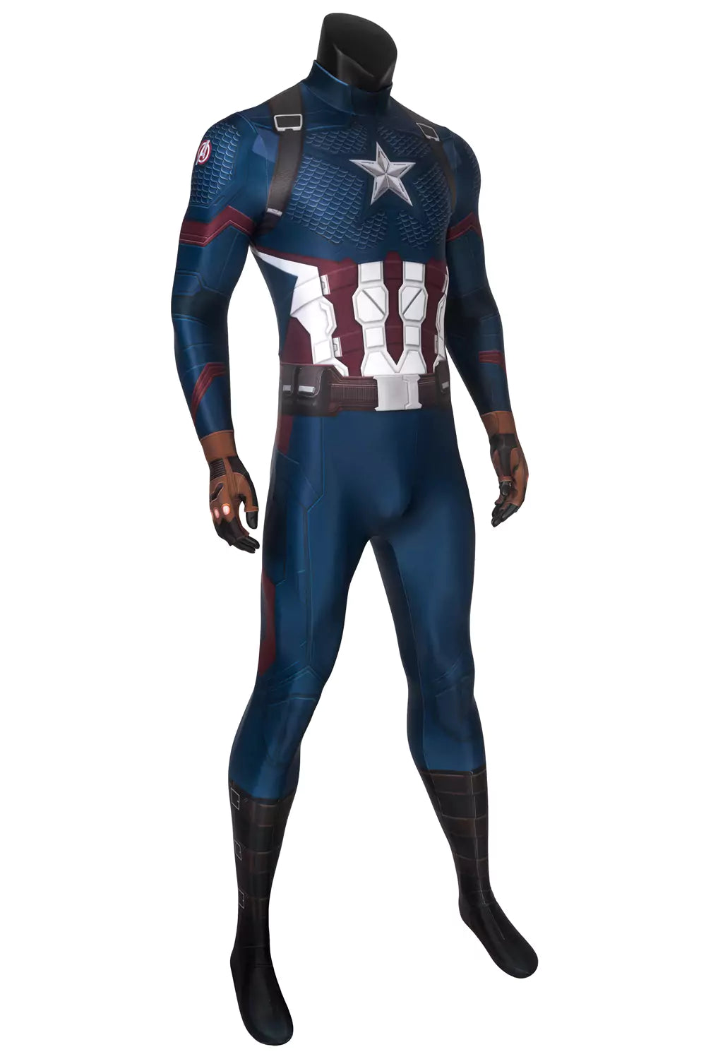 Marvel Avengers 4 Captain America Complete Cosplay Costume Outfit