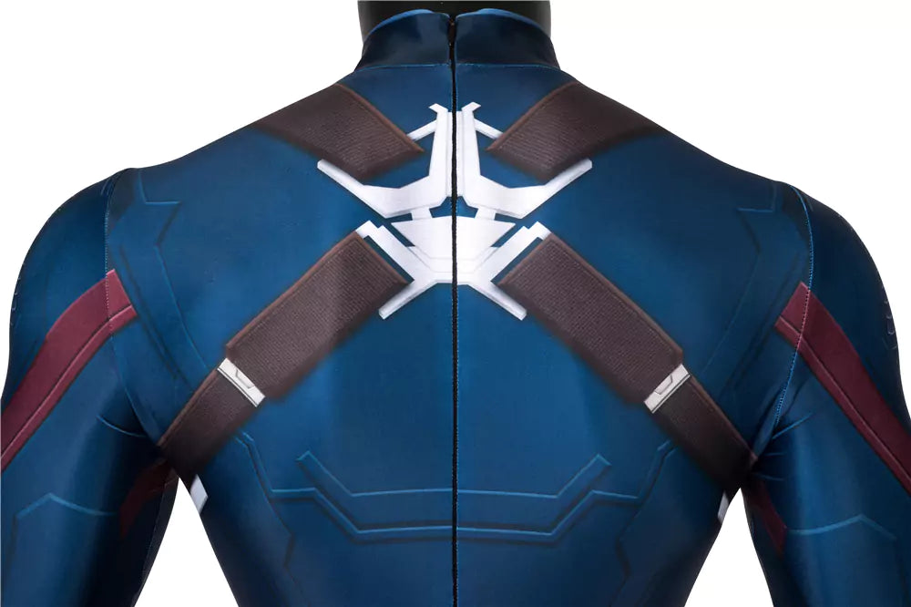 Marvel Avengers 4 Captain America Complete Cosplay Costume Outfit