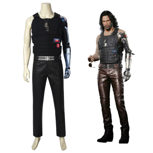 Cyberpunk 2077 Johnny Silverhand Complete Custom Cosplay Costume Outfit