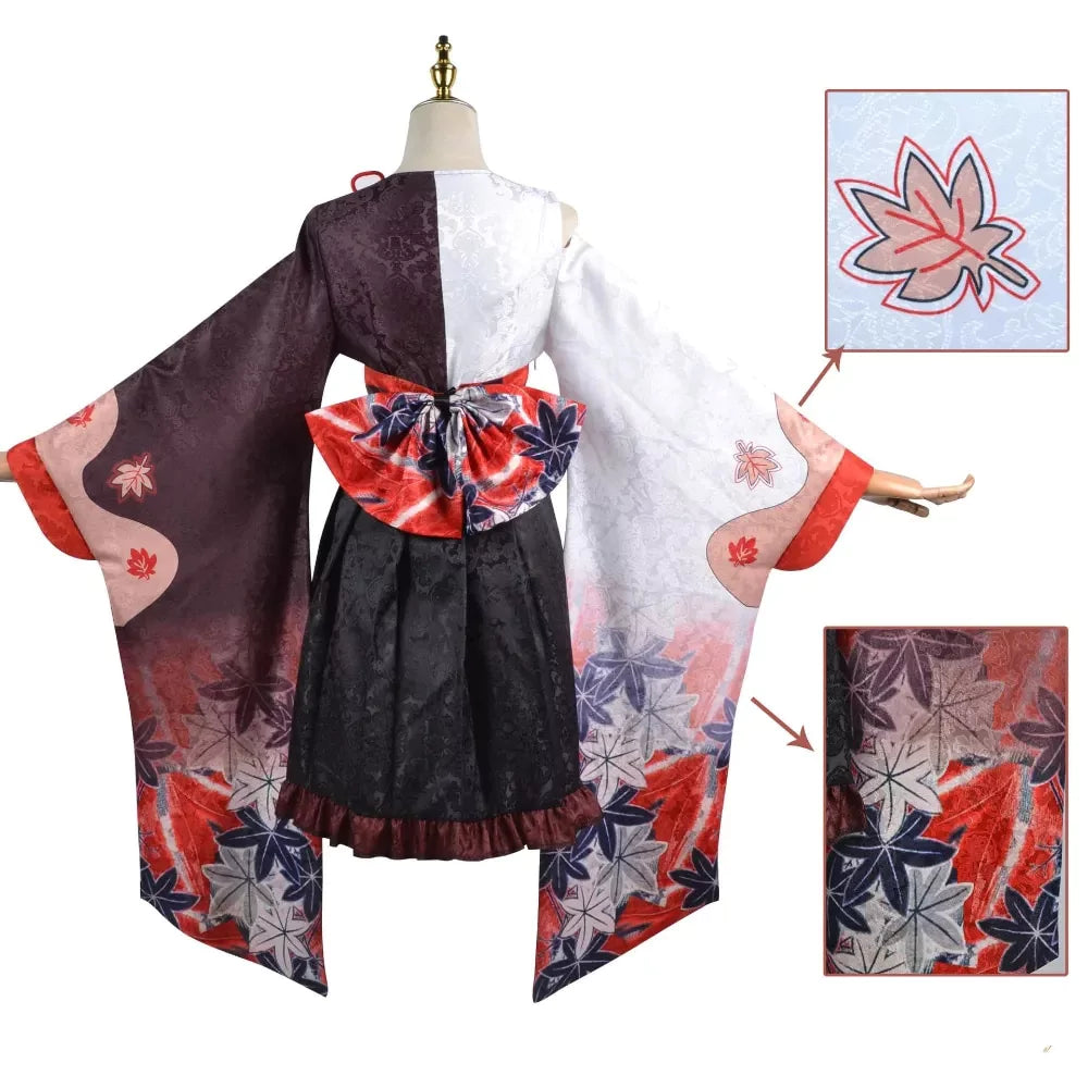 Genshin Impact Kazuha Female Complete Cosplay Costume Outfit