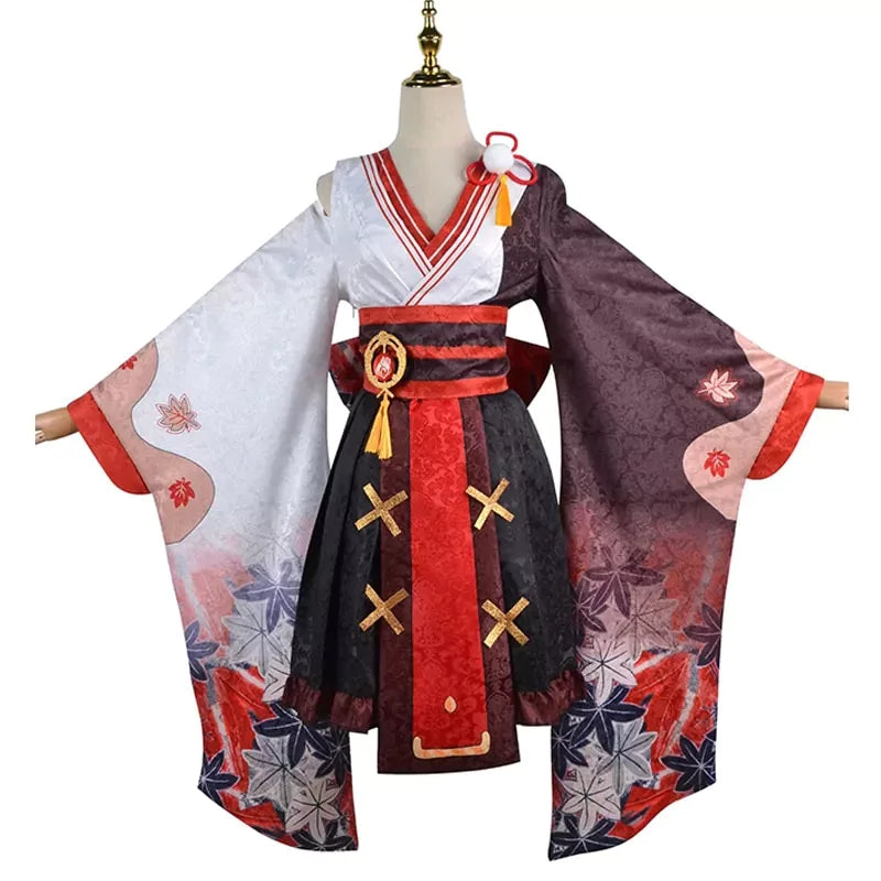 Genshin Impact Kazuha Female Complete Cosplay Costume Outfit