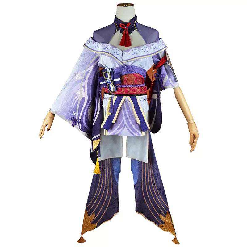 Genshin Impact Raiden Shogun Complete Cosplay Costume Outfit