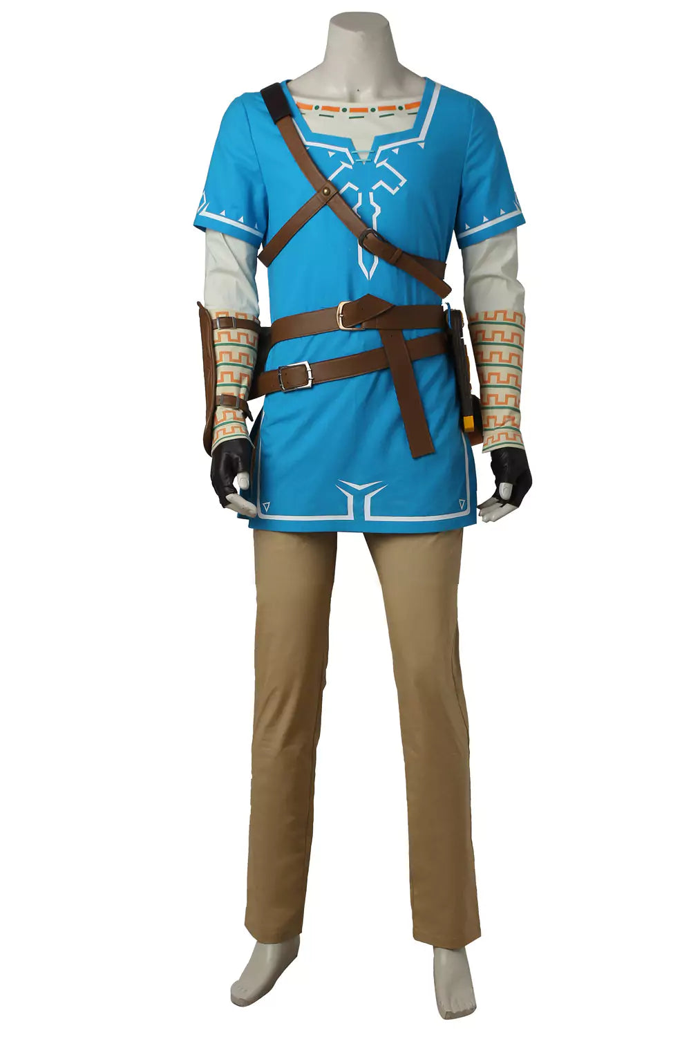 Zelda Breath of the Wild Blue Complete Cosplay Costume Outfit