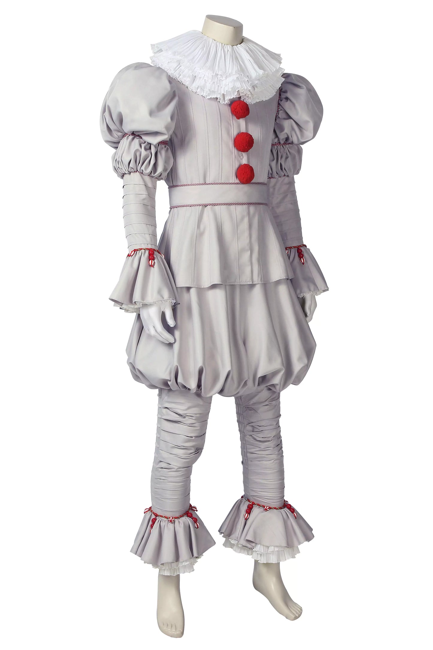 It Movie Pennywise Scary Clown Complete Cosplay Costume Outfit