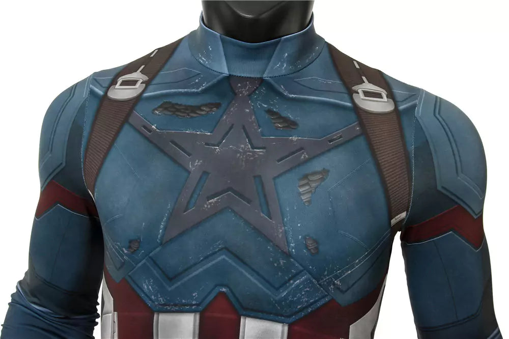 Captain America Avengers 3 Cosplay Costume | Marvel Outfit