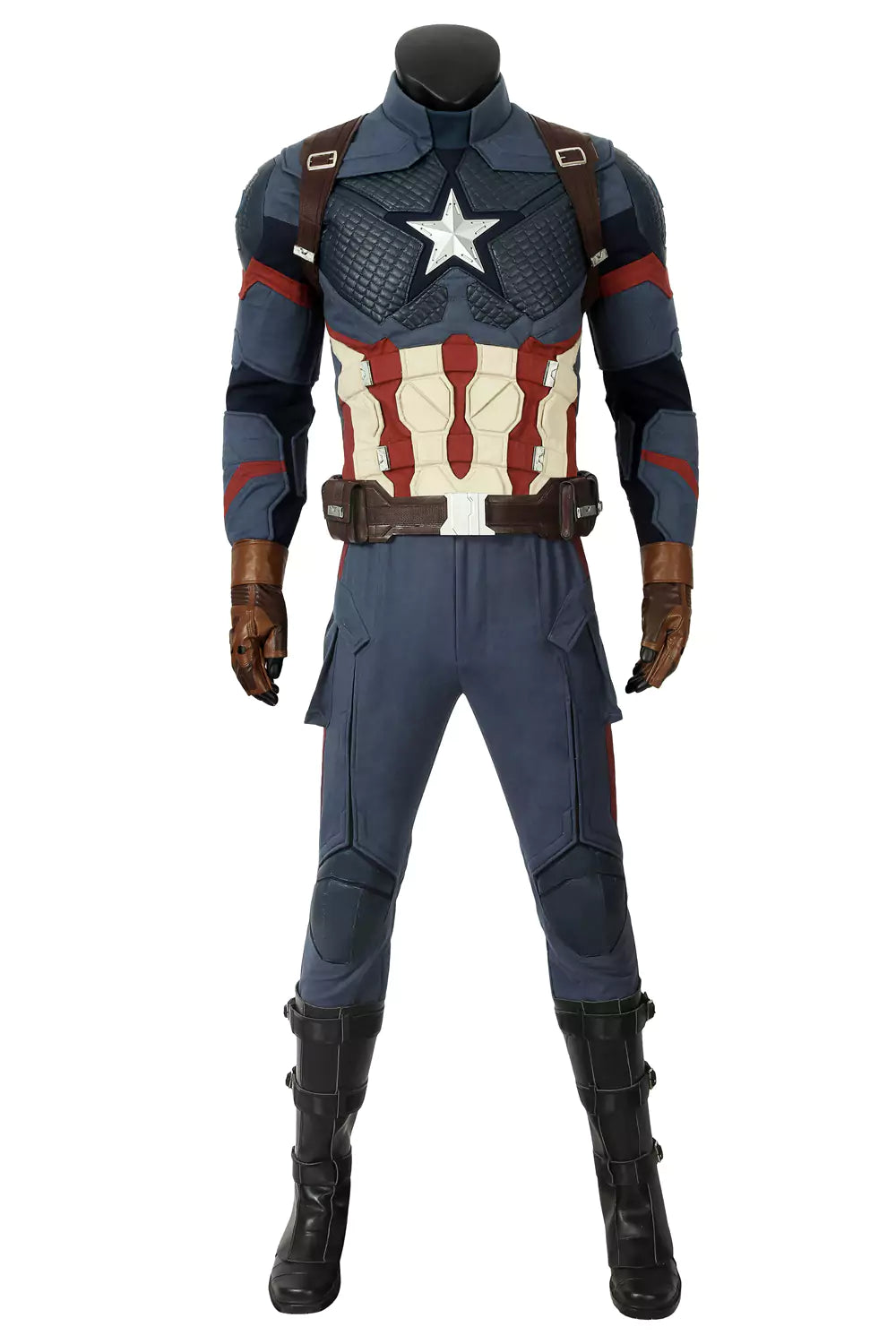 Marvel Avengers 4 Captain America Complete Custom Cosplay Costume Outfit