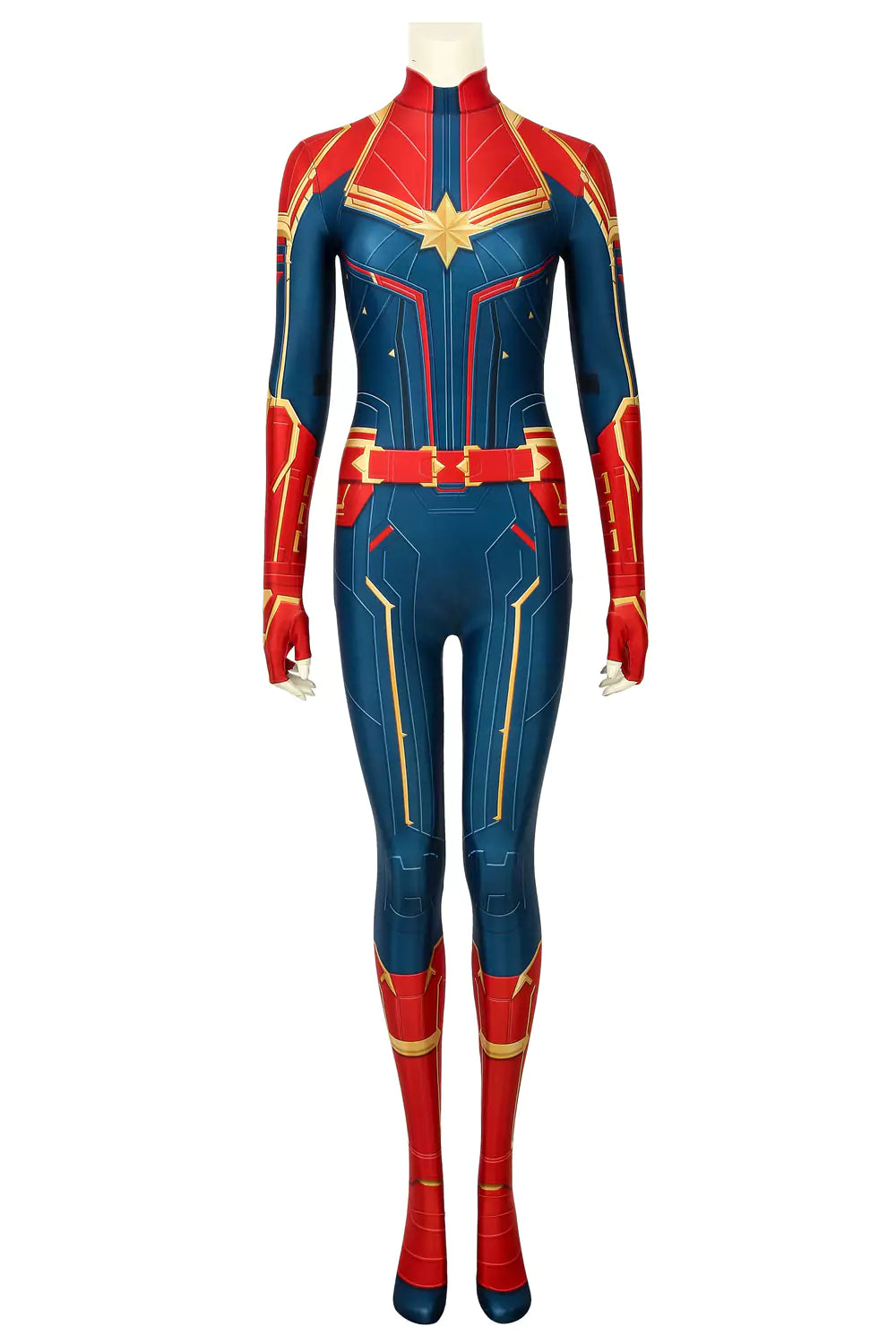 Marvel Captain Marvel Complete Cosplay Costume Outfit