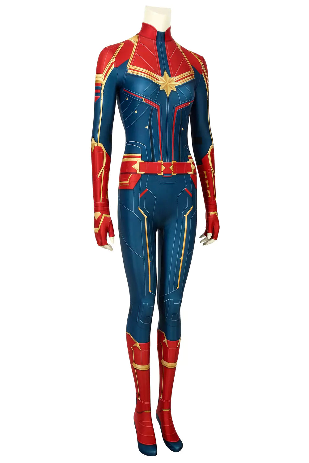 Marvel Captain Marvel Complete Cosplay Costume Outfit