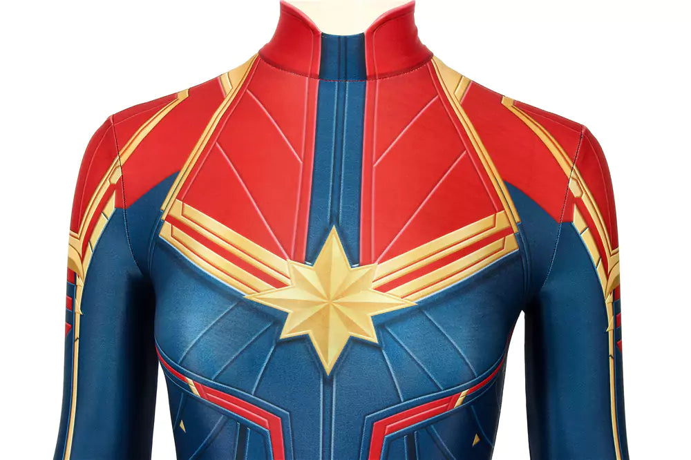 Marvel Captain Marvel Complete Cosplay Costume Outfit