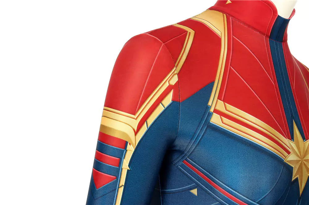 Marvel Captain Marvel Complete Cosplay Costume Outfit